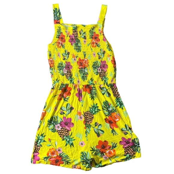 Girl’s H&M Yellow Floral Romper - Picture 2 of 4